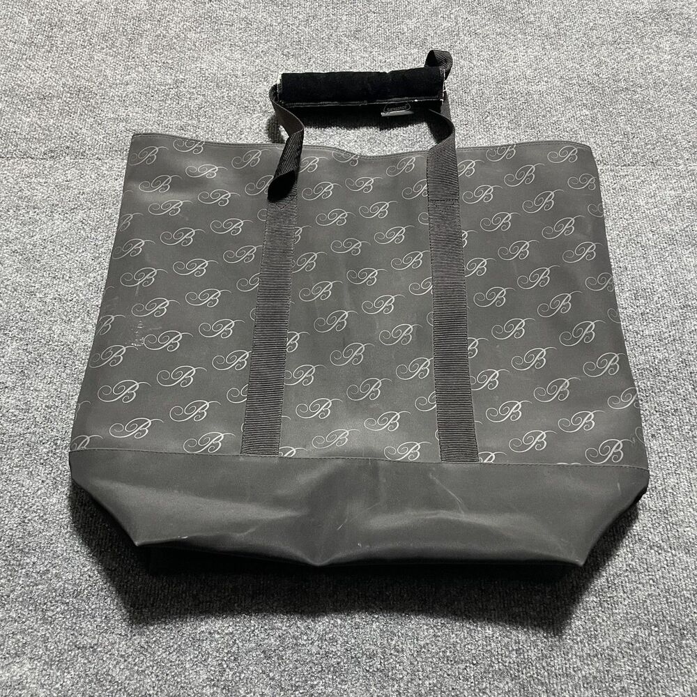 Bellagio Tote Bag Black Monogram B Pattern Samsonite Handle Travel Shopper Large